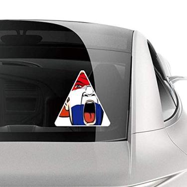 Imagem de DIYthinker Bandeira dos Países Baixos Máscara Facial Maquiagem Cabeça Gritando Boné Carro Adesivo Motocicleta Bicicleta Bagagem Decalque