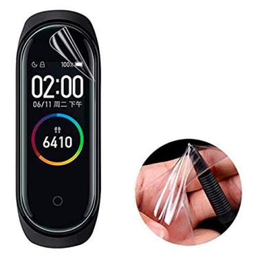 Imagem de Película Gel Compatível Xiaomi Mi Band 6 Anti Riscos + Kit Aplicação [Coronitas Acessorios]