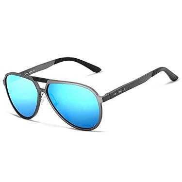 Imagem de Óculos de Sol de Alumínio Veithdia Lentes Polarizado com Proteção Uv400 Unissex (C3)