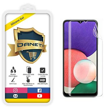 Imagem de Pel�culas de Gel Silicone Flex�vel Full Cover Transparente Samsung Galaxy A22 4g com Tela de 6.4" - Prote��o Que Adere E Cobre Toda a Tela e Parte Traseira do Aparelho - Danet
