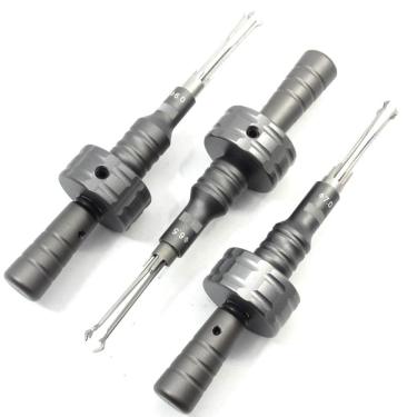 Imagem de Jogo 3x Chave Mestra Micha Mixa Tetra Goso Cadeado Porta