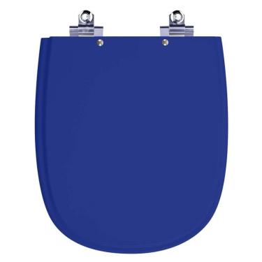 Imagem de Assento Sanitário Laqueado Soft Close Sabatini Azul para vaso Icasa