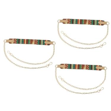 Imagem de Abaodam 3 Pecas Cadeia De Saco De Mensageiro Bolsa Carteira Transversal Acessórios De Bolsa Cartas De Mão Para Mulher Troca De Bolsa Carteira De Náilon Nylon Senhorita Calmante Bolsas