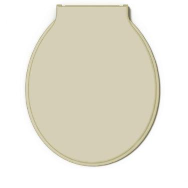 Imagem de Assento Sanitario Almofadado Economico Oval Bege - Durin
