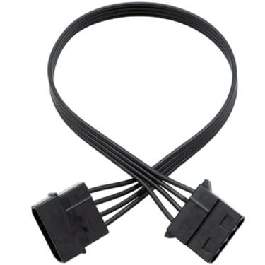 Imagem de RUITEXUN Molex LP4 IDE 4 pinos macho para fêmea cabo adaptador de conector de extensão de alimentação para discos rígidos IDE de computador e unidades IDE CD ROM/DVDRW