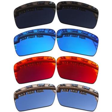Imagem de Vonxyz Conjunto de 4 lentes de substituição para óculos de sol Oakley Gascan OO9014
