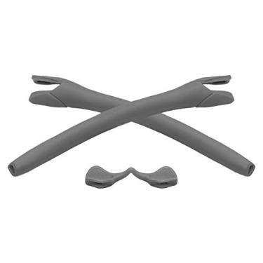 Imagem de Vonxyz Peça de reposição para nariz para óculos de sol Oakley Radar EV Path OO9208 - cinza