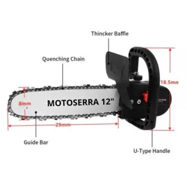 Imagem de Motosserra Adaptador Para Esmerilhadeira / Lixadeira Jardim Arvore Gal