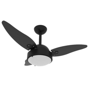 Imagem de Ventilador De Teto Max 1005 com 3 pás Sala Luxo Silencioso marca Infinity (110V, PRETO COM PÁS PRETO)