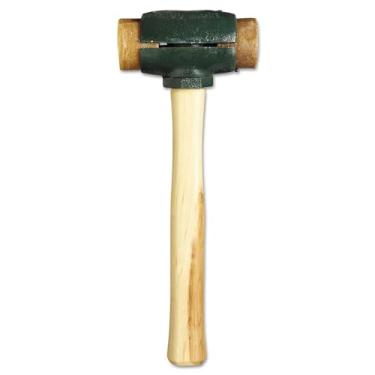 Imagem de Garland Martelos de cabeça dividida Mfg 31003, 3,8 cm de diâmetro, cabo de 35,5 cm, couro cru