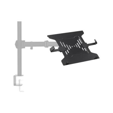 Imagem de Monoprice Suporte de laptop para suportes de mesa LCD – Preto, ideal para trabalho, casa, escritório – Coleção Workstream, suporte de monitor/suporte vendido separadamente