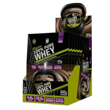Imagem de Whey Protein Concentrado 100% Pure - 10 Sachês de 30g Chocolate - Wod Nutrition