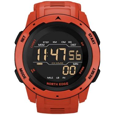 Imagem de Relógio de Pulso Digital Mars NORTH EDGE Impermeável 50m Esportivo 