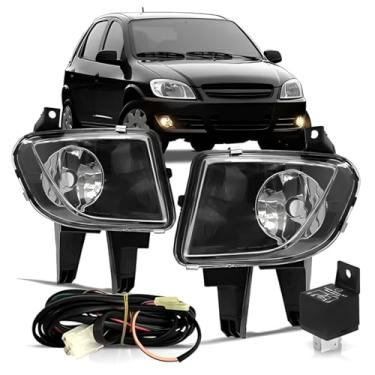 Imagem de Kit Farol de Milha Celta 2007 a 2015 Prisma 2007 a 2012 Botão Alternativo Tic Tac sem LED Suits - STS702CV