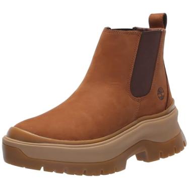 Imagem de Timberland Bota feminina Roxie Lane Mid Fashion, Nobuck enferrujado, 41