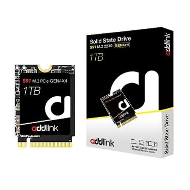 Imagem de Addlink SSD S91 1TB 2230 NVMe de alto desempenho PCIe Gen4x4 2230 3D NAND - Velocidade de leitura de até 4900 MB/s Compatível com Steam Deck, ROG Ally, laptop, unidade de estado sólido interna -