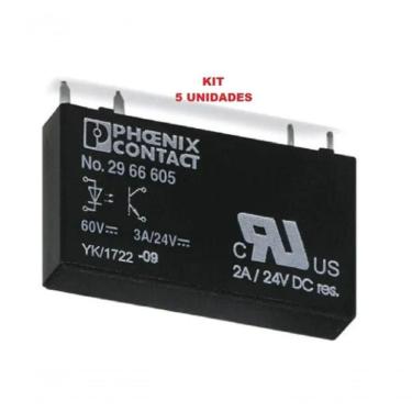 Imagem de 5 Unids Relé Estado Sólido 24V. Opt/60Dc Phoenix 2966605