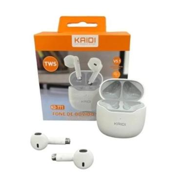 Imagem de Fone De Ouvido Bluetooth P/ Celular Sem Fio Kaidi Tws Kd-771-770, Bran