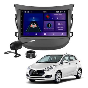 Imagem de Central Multimidia Android Hb20 Carplay Moldura E Câmera - E-Tech