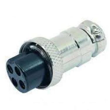 Imagem de Conector Mike Fêmea 4 Vias para Cabo - Conexão Segura e Prática - Elet