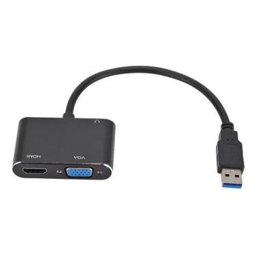Imagem de Adaptador Usb 3.0 Para Vga E Hdmi FY-730 - FLY