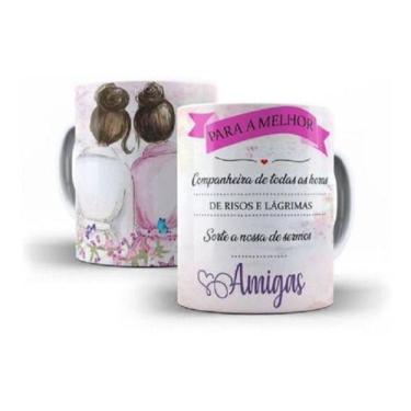 Imagem de Caneca De Porcelana Personalizada Amigas Sempre Mega Oferta - NG Decor