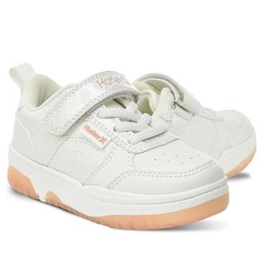 Imagem de Hurley Tênis infantil Rexx com alça ajustável, perfeito para qualquer atividade, conforto e suporte – meninos e meninas, Multi iridescente, 18