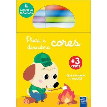 Imagem de Livro - Pinte e descubra cores: Cachorro