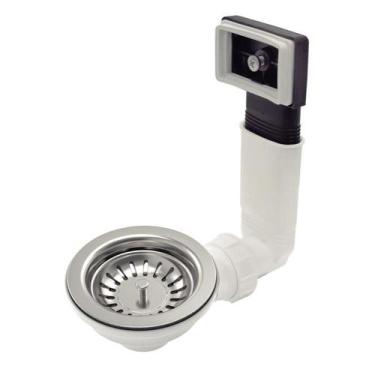 Imagem de Válvula Tramontina 4 1/2" com Escape em Aço Inox Polido e Polipropilen