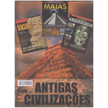 Imagem de Box 3 Livros Antigas Civilizações Incas Maias Arqueologia - Sampa