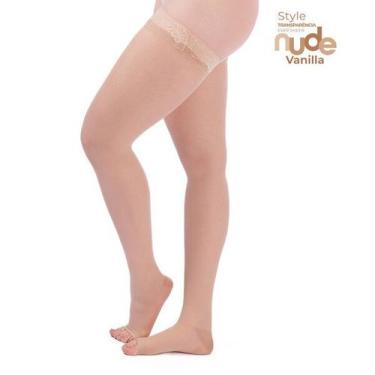 Imagem de Meia 7/8 EVER Sheer 782 Nude AD 20-30 MMHG Sigvaris Aberta, Vanila, G3