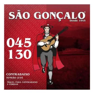 Imagem de Encordoamento sao goncalo contrabaixo 045 5 cordas niquel 0.045 - 0.13