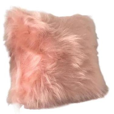 Imagem de Almofada Decorativa Pelo Alto Rosê Pelinho Pelo Longo - Decore.Com
