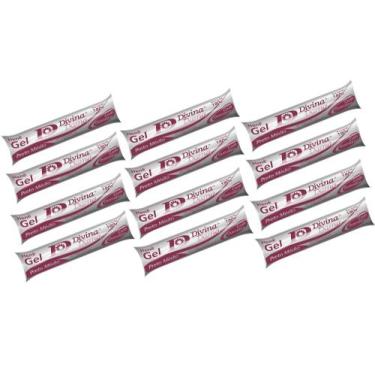 Imagem de Divina Dama Hene Em Gel 07x180gr Preto Medio Bisnaga Queratina Incolor