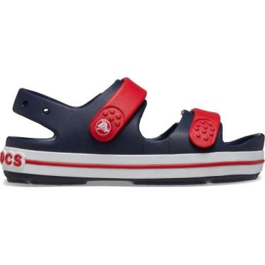 Imagem de Sandália crocs crocband cruiser sandal t navy/varsity red, Navy, Varsi