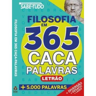 Imagem de Revista Passatempo Almanaque Sabe Tudo 365 Caça Palavras Fácil Edição 