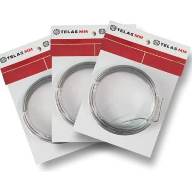 Imagem de Arame Galvanizado 14 Bwg 2,10mm Rolo 10m (cx C/ 10un) - Telas MM
