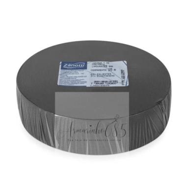 Imagem de Elástico Jaragua Zanotti C/25 Metros - Escolha a largura, Preto, 39mm
