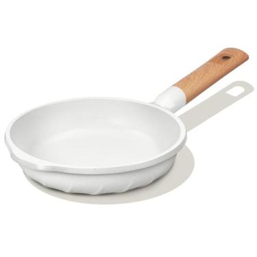 Imagem de Frigideira antiaderente 100% livre de PFOA, frigideira de indução de panelas, Branco, 7.9inch
