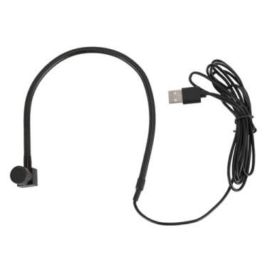 Imagem de Webcam Central 1080P, Webcam HD de 2MP Com Microfone para PC, Webcam HD Multifuncional Com Lente de Foco Fixo para PC e Laptop