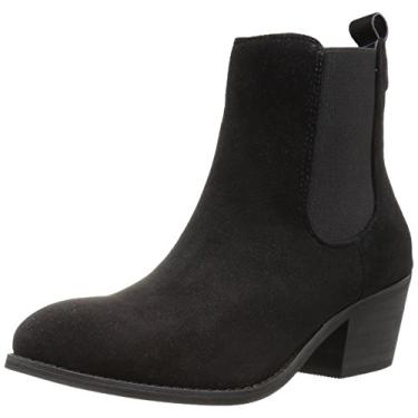 Imagem de Callisto Bota feminina Ammore Chelsea, Camurça preta, 7