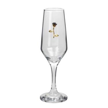 Imagem de Taça Pomba Gira Rosa Negra Champagne Buffet Nadir 186 ml - Lua Mística