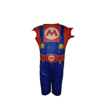 Imagem de Fantasia Roupa Infantil Mario - Bililika, Vermelho, PP
