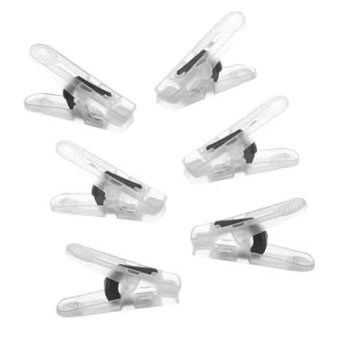 Imagem de Prendedor Plástico Simples Prendedor de Roupa Embalagem Com 24 Unidades Transparente ORIGINAL