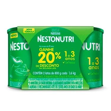 Imagem de Fórmula Infantil Nestlé Nestonutri 1 a 3 anos 800g 20% de Desconto na 