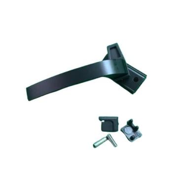Imagem de Fecho maxim-ar puxador alavanca aluminio preto linha 25 baguete - VCB