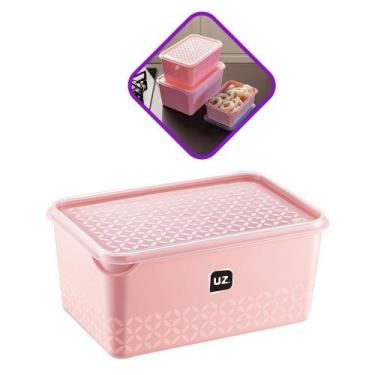 Imagem de Pote Multiuso Caixa Organizadora M 2L Com Tampa Pote Vasilha - UZ Util