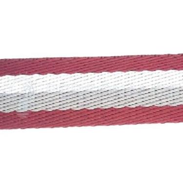 Imagem de Alça chic cinza bordo e branco 30 mm 03 metros - Personalize Online 