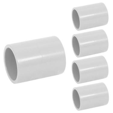 Imagem de KIT 5 Luva Para Eletroduto Pvc Branco Condulete 3/4 Masster