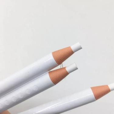 Imagem de Lápis  Sobrancelha Micropigmentação Branco Kit 12 Unidades - Lapis